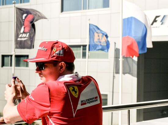 Preparations for Russian stage of F1 World Racing Championship