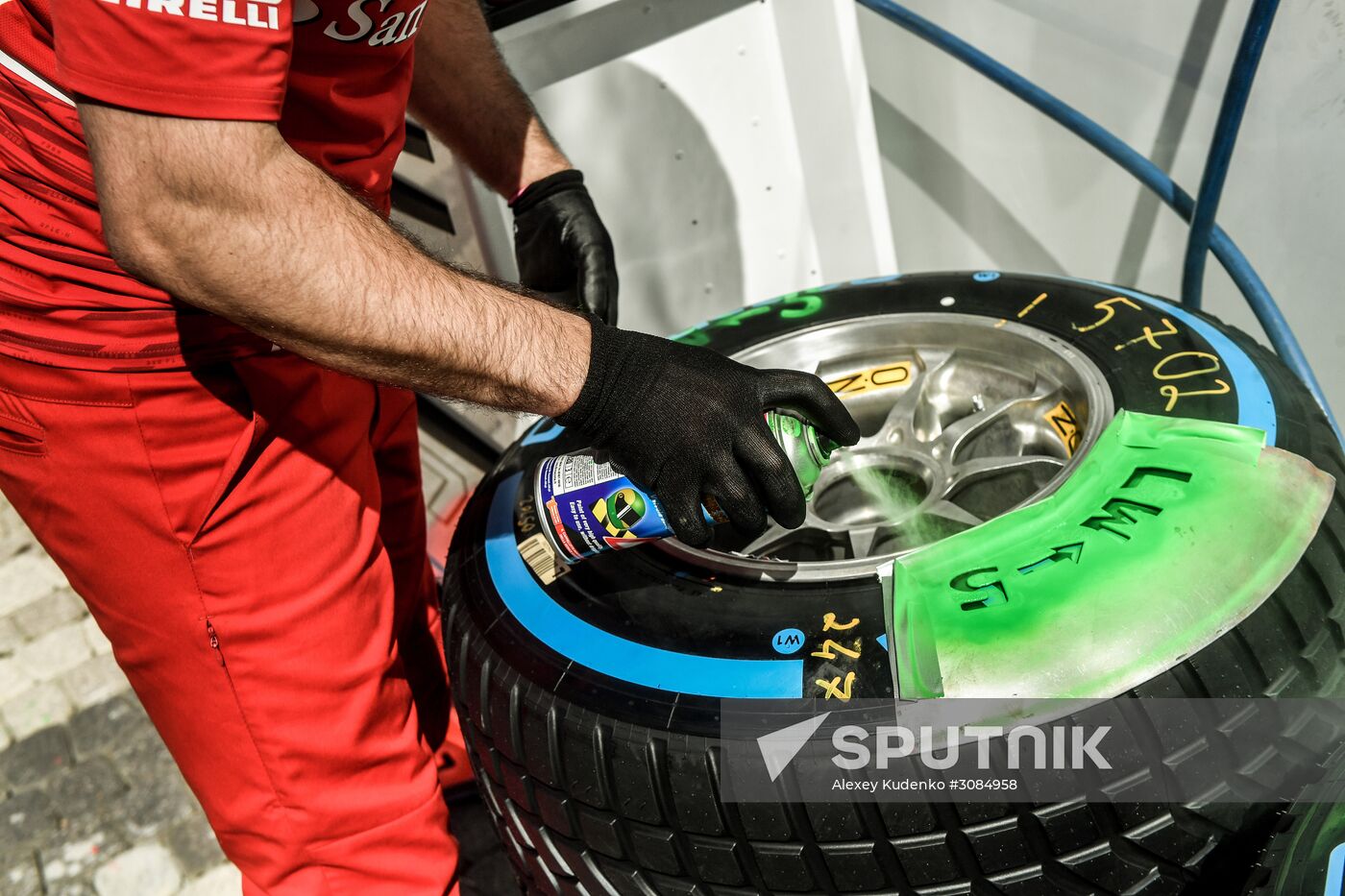 Preparations for Russian round of FIA Formula One World Championship