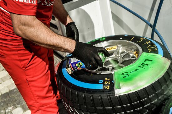 Preparations for Russian round of FIA Formula One World Championship