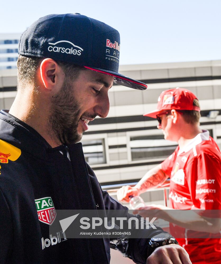 Preparations for Russian round of FIA Formula One World Championship