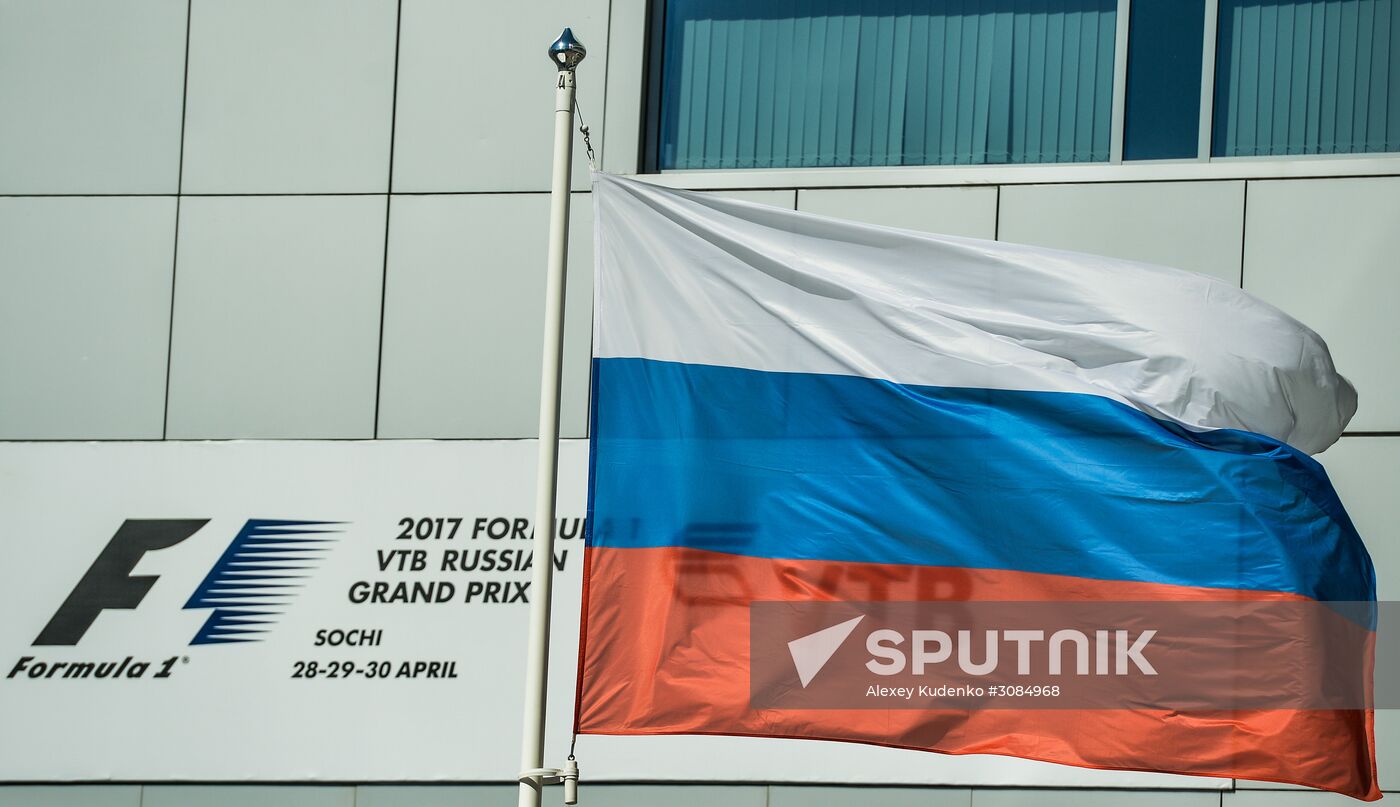 Preparations for Russian round of FIA Formula One World Championship