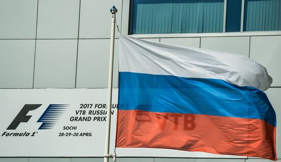 Preparations for Russian round of FIA Formula One World Championship