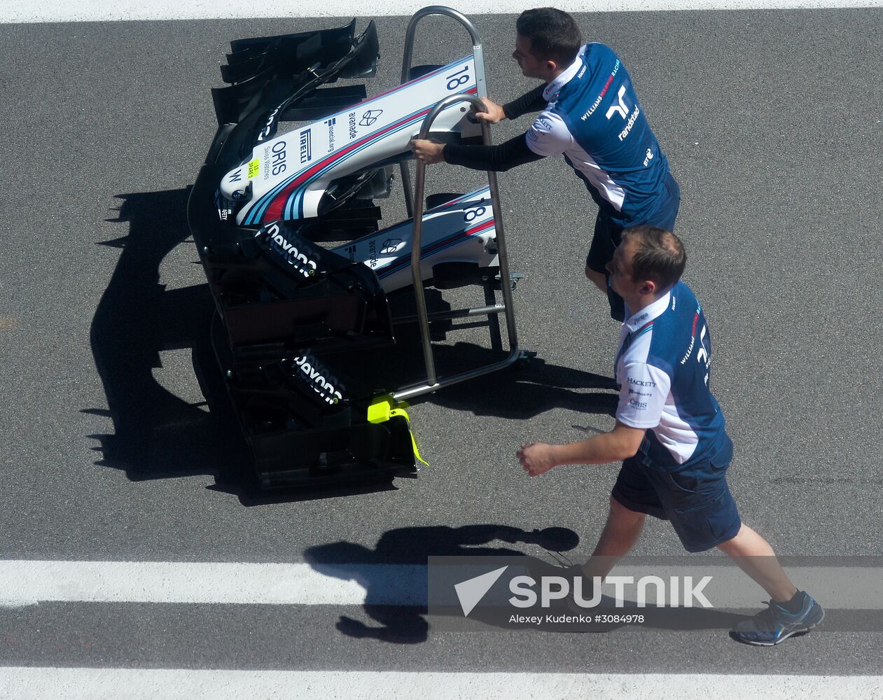 Preparations for Russian round of FIA Formula One World Championship