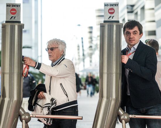 Preparations for Russian round of FIA Formula One World Championship