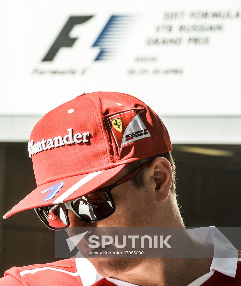 Preparations for Russian leg of Formula One World Championship circuit racing series