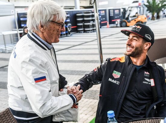 Preparations for Russian round of FIA Formula One World Championship