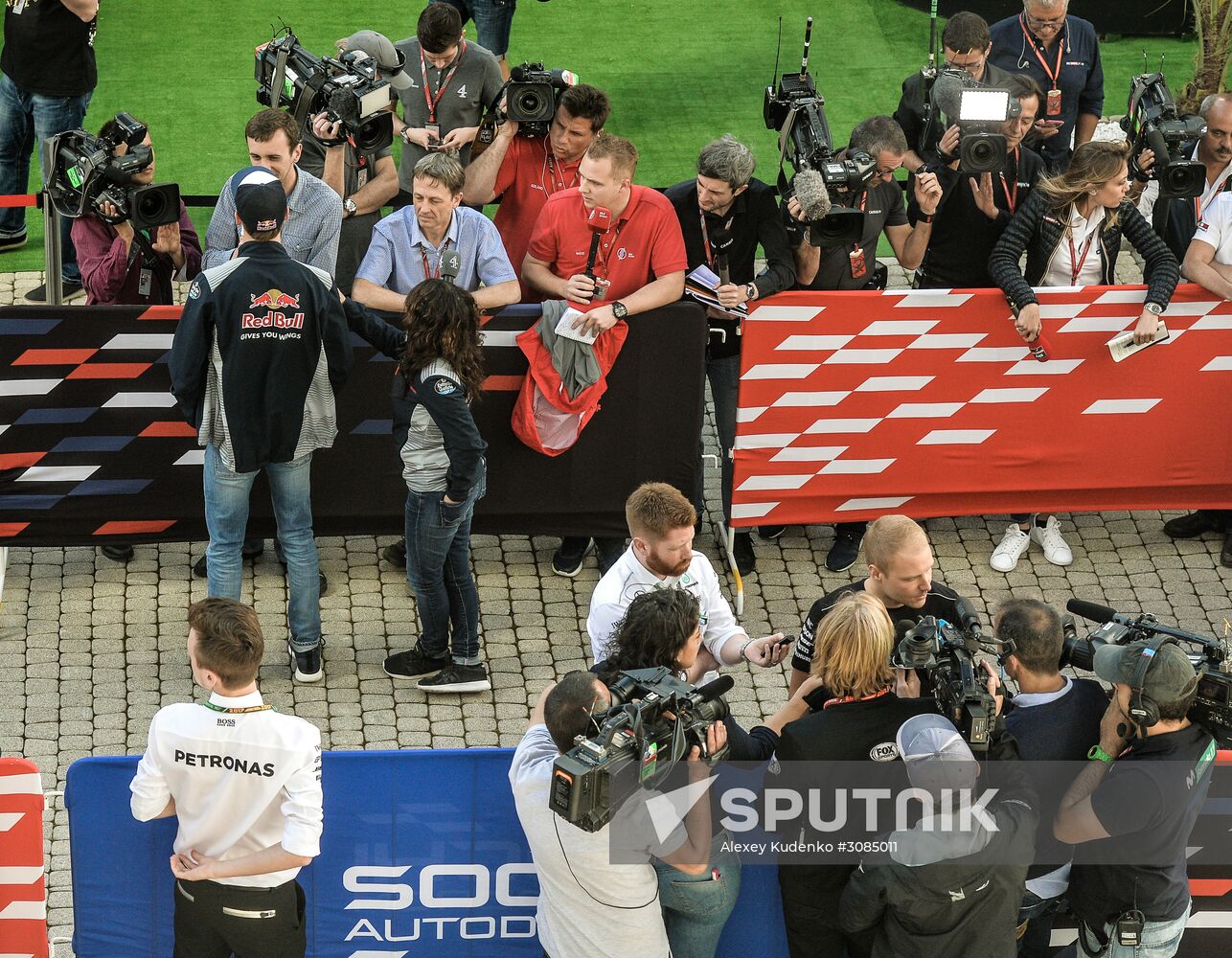 Preparations for Russian leg of Formula One World Championship circuit racing series