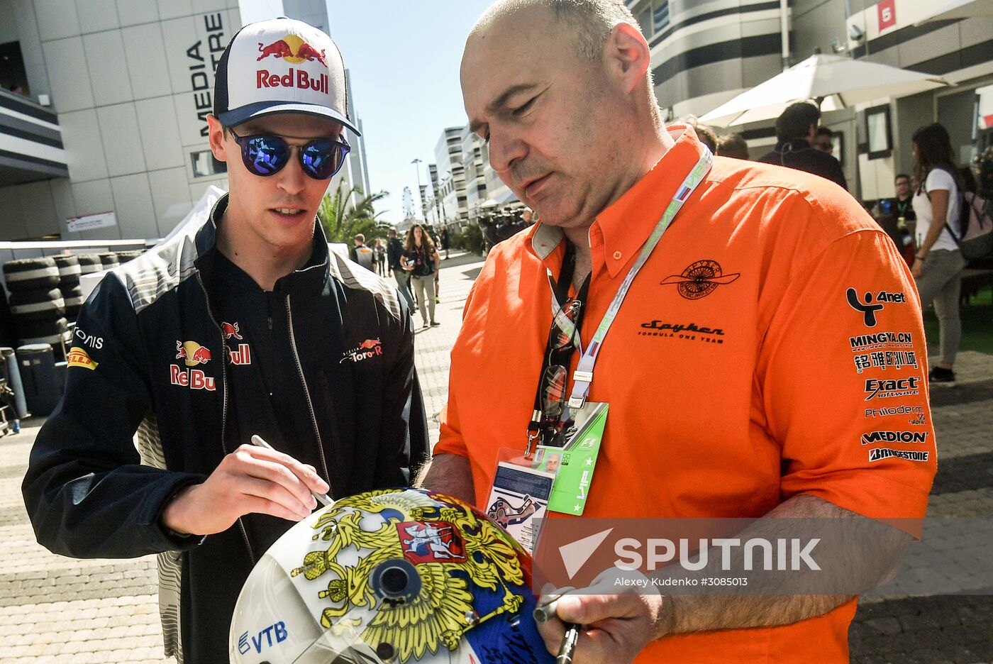 Preparations for Russian leg of Formula One World Championship circuit racing series