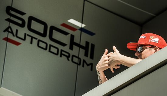 Preparations for Russian leg of Formula One World Championship circuit racing series