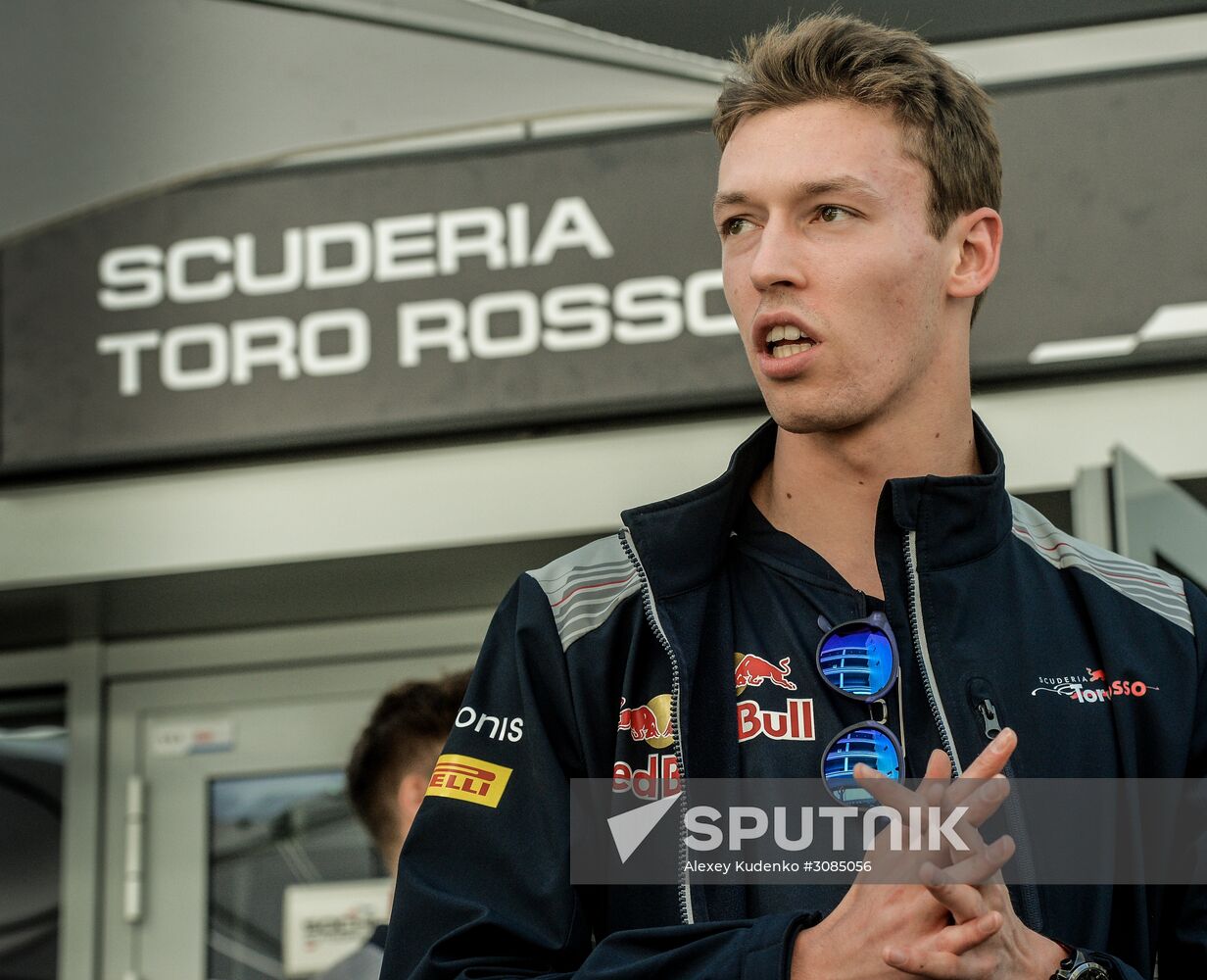 Preparations for Russian leg of Formula One