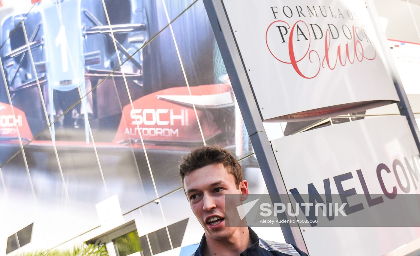 Preparations for Russian leg of Formula One