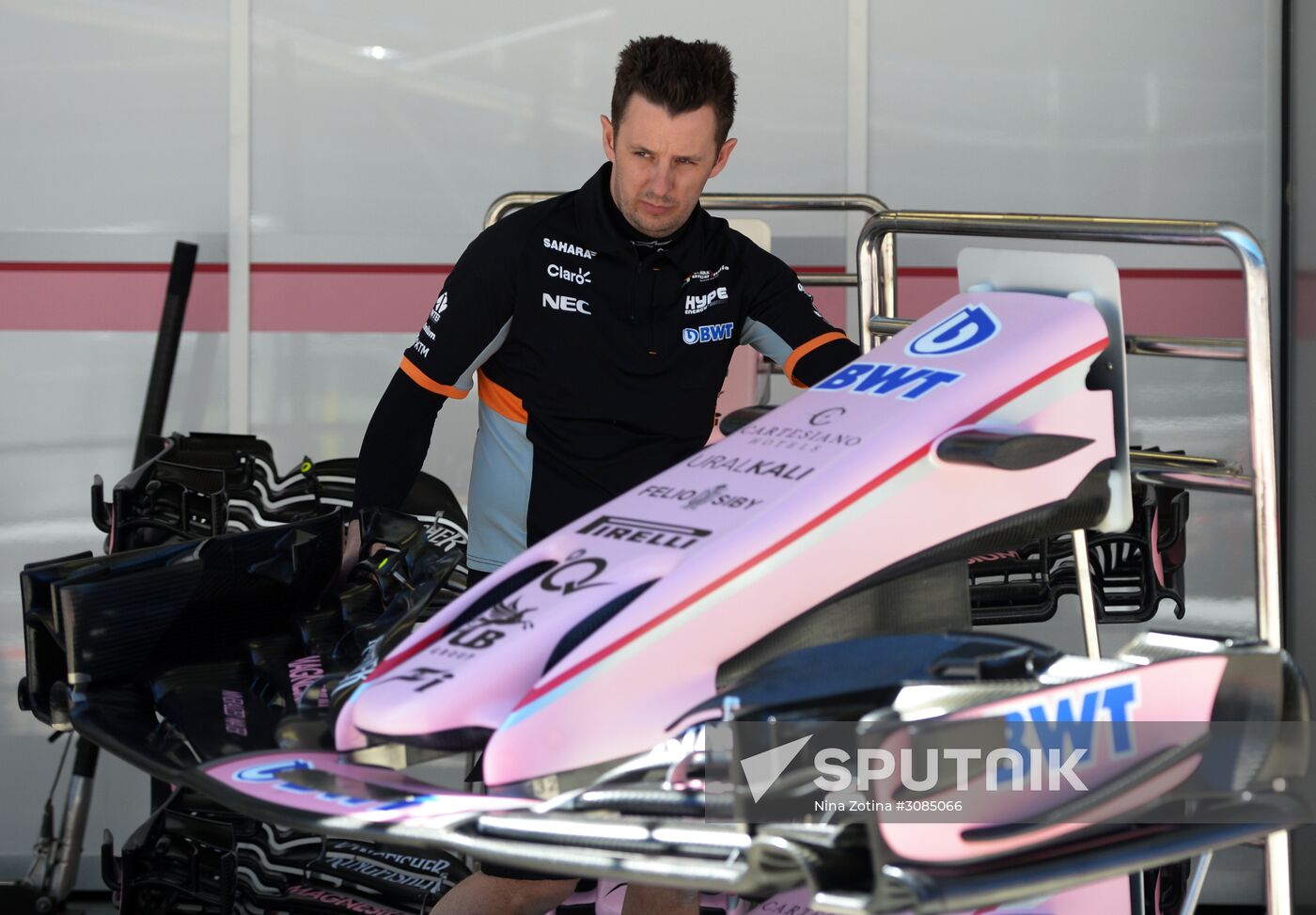 Preparations for Russian leg of Formula One