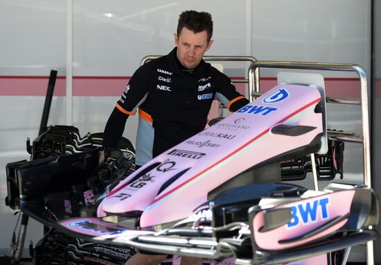 Preparations for Russian leg of Formula One