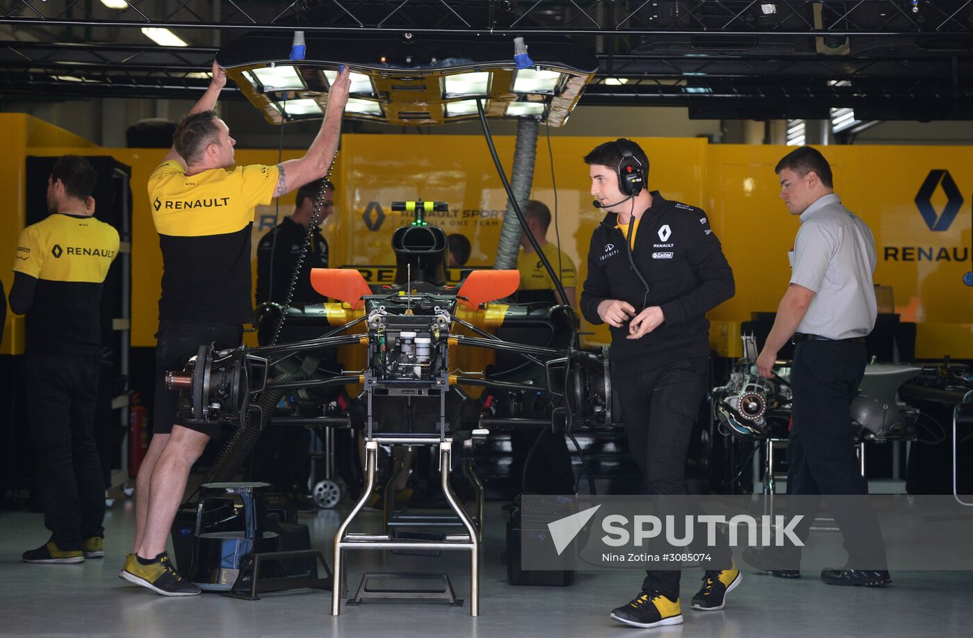 Preparations for Russian leg of Formula One