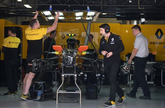 Preparations for Russian leg of Formula One