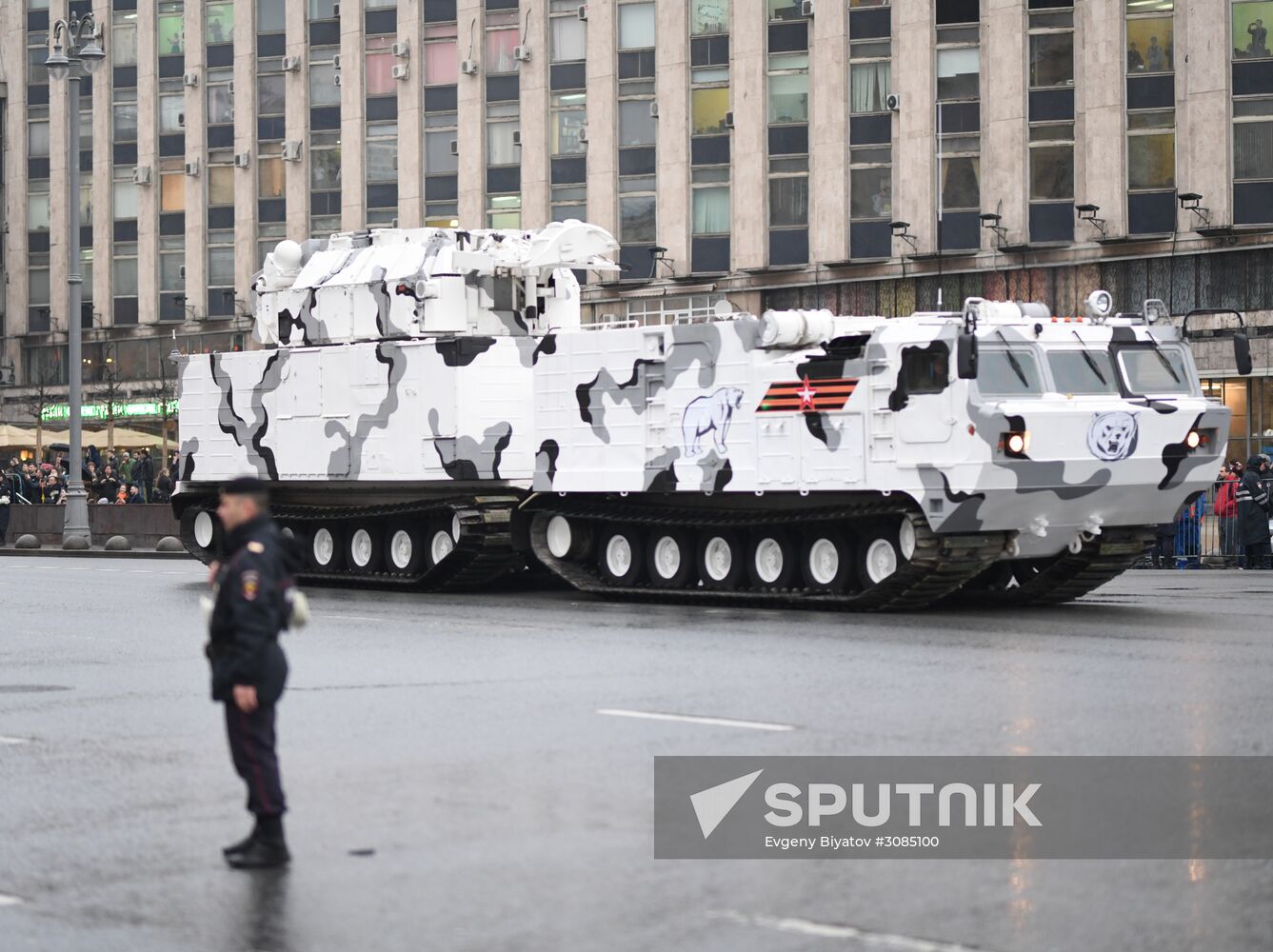 Victory Day Parade practice on Red Square