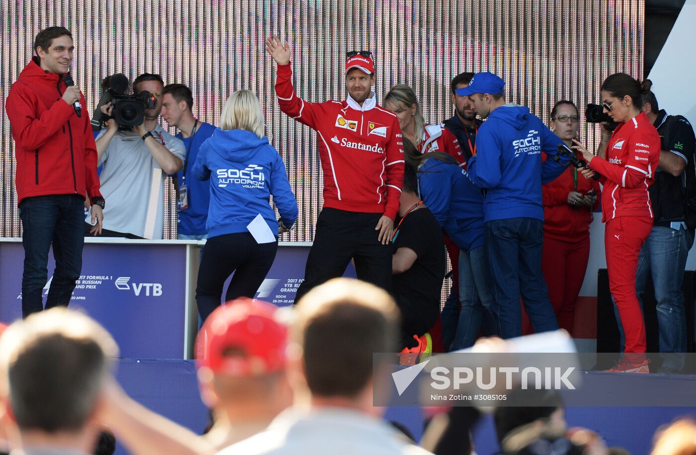 Preparations for Russian leg of Formula One