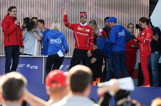 Preparations for Russian leg of Formula One