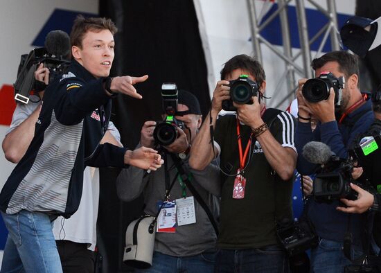 Preparations for Russian leg of Formula One