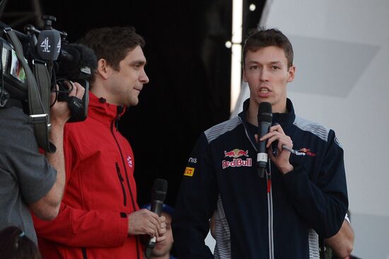 Preparations for Russian leg of Formula One