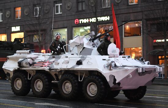 Victory Day Parade practice on Red Square