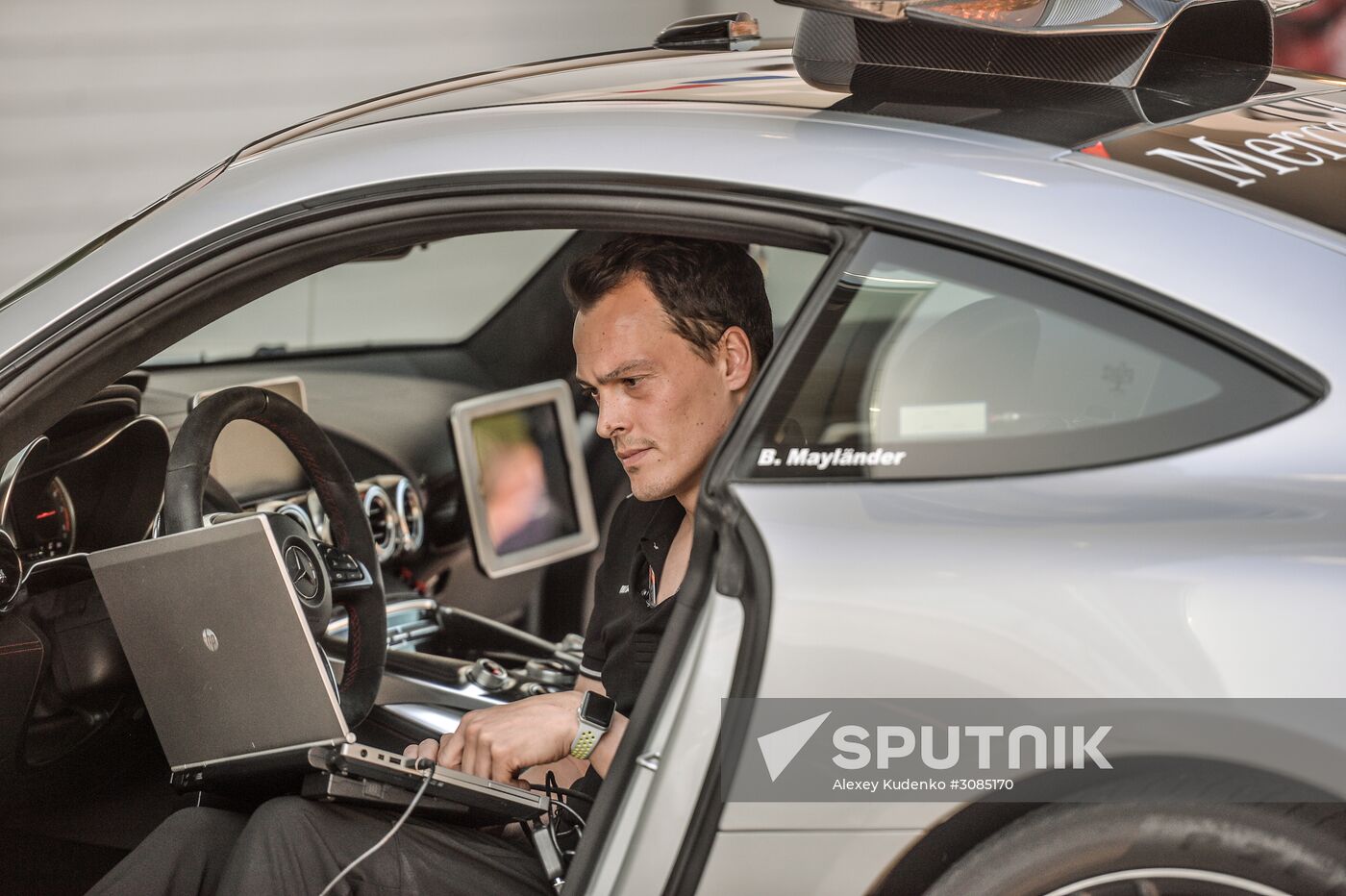 Preparations for Russian leg of Formula One World Championship circuit racing series