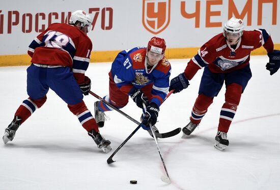 Ice hockey. Alrosa Cup. Norway vs. Russia