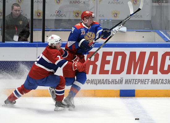 Ice hockey. Alrosa Cup. Norway vs. Russia