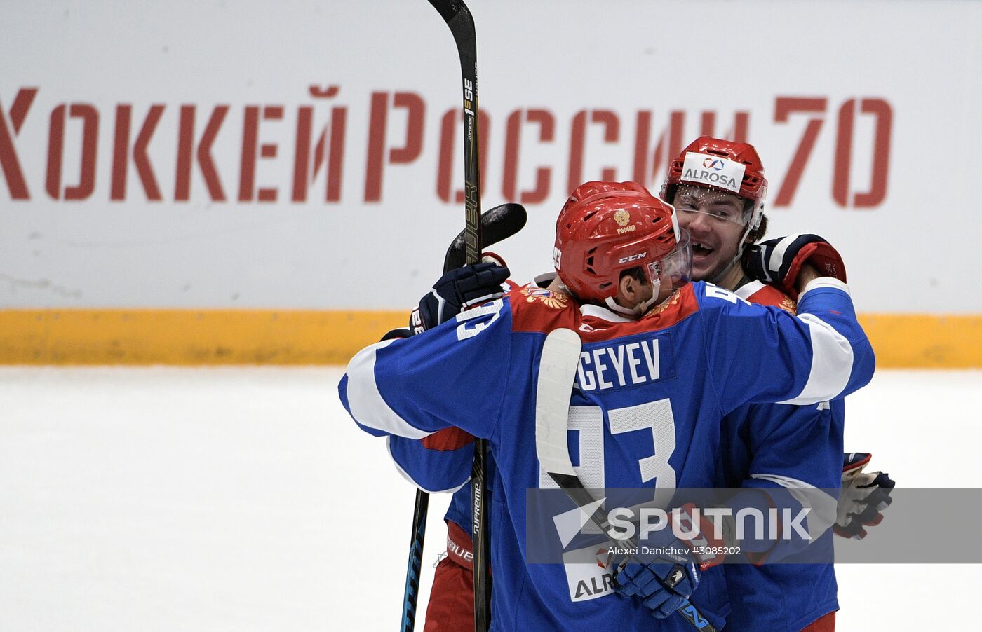 Ice hockey. Alrosa Cup. Norway vs. Russia