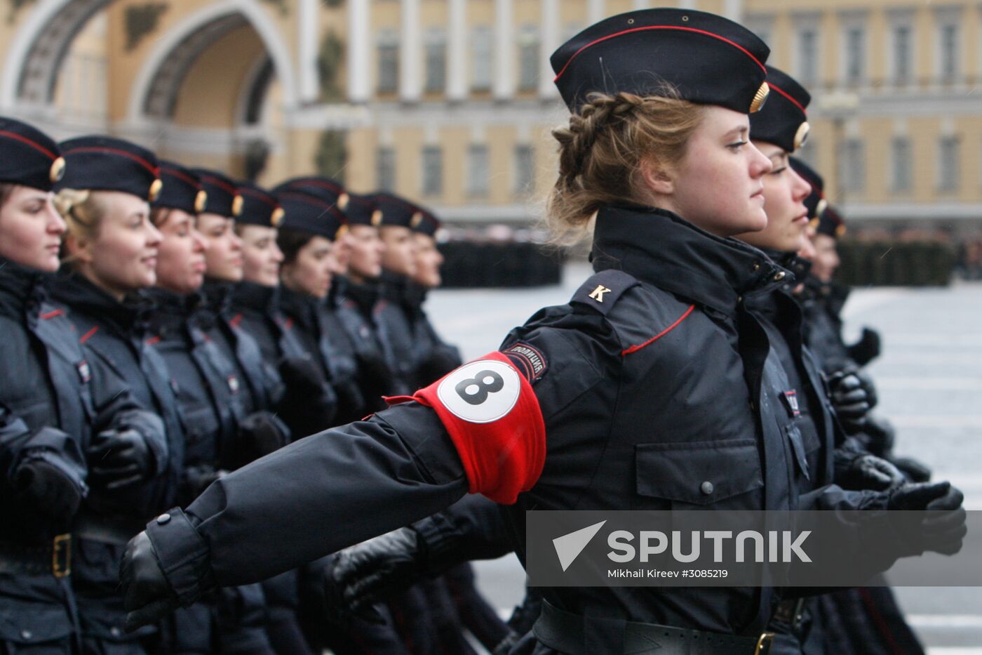 Victory Day Parade practice in St. Petersburg