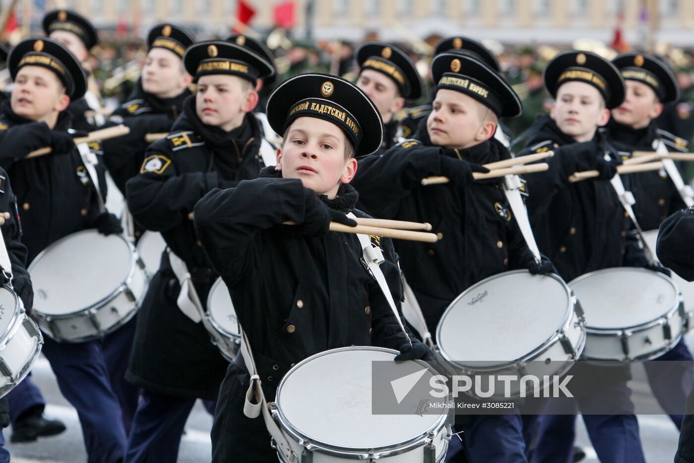 Victory Day Parade practice in St. Petersburg