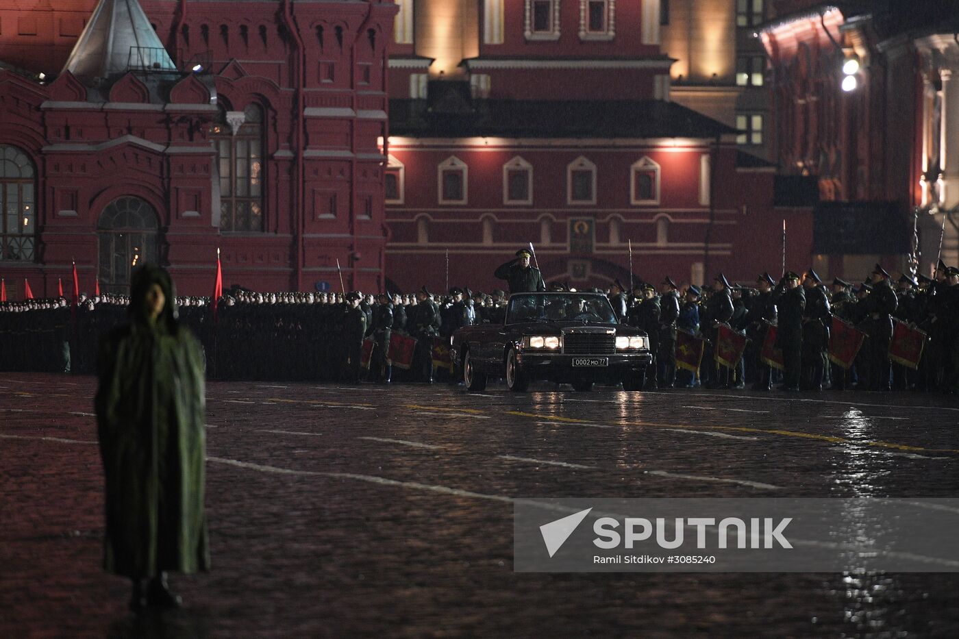 Victory Day Parade rehearsal on Red Square