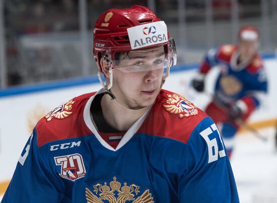 Ice hockey. Alrosa Cup. Norway vs. Russia