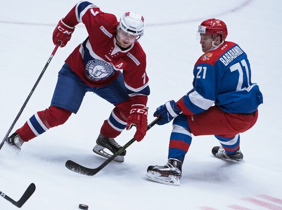 Ice hockey. Alrosa Cup. Norway vs. Russia