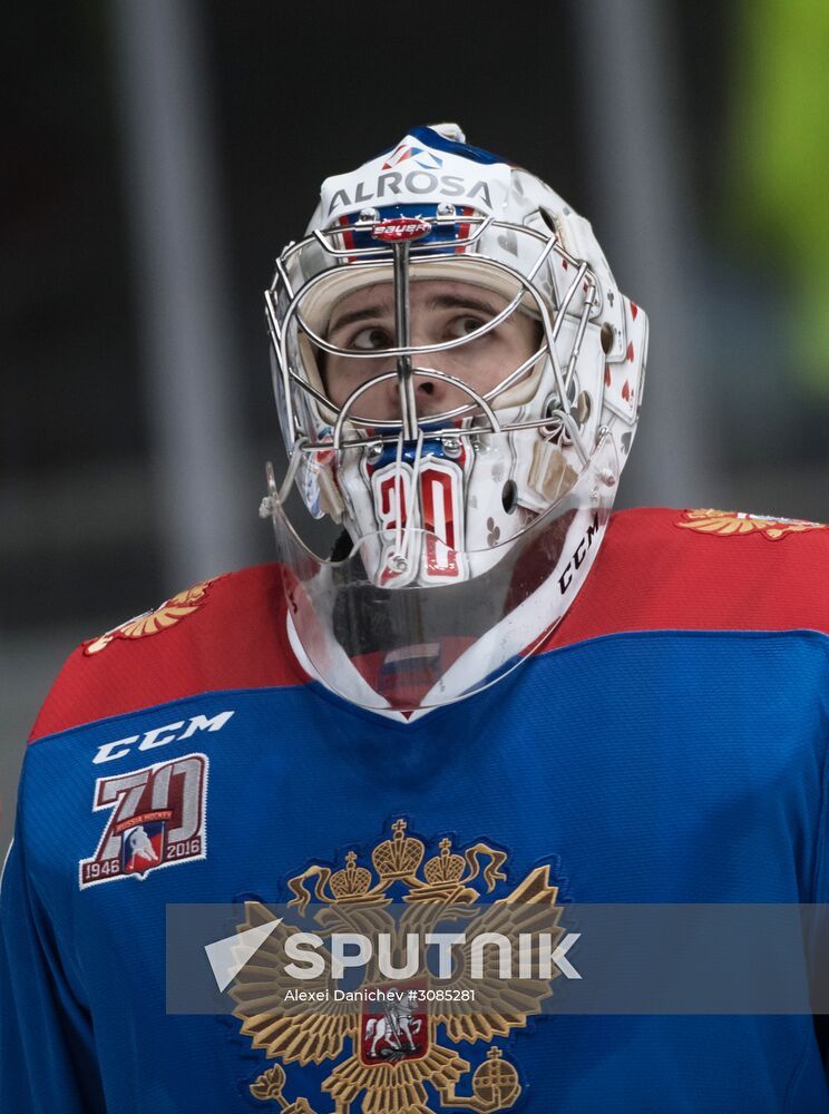 Ice hockey. Alrosa Cup. Norway vs. Russia