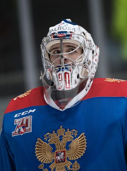 Ice hockey. Alrosa Cup. Norway vs. Russia