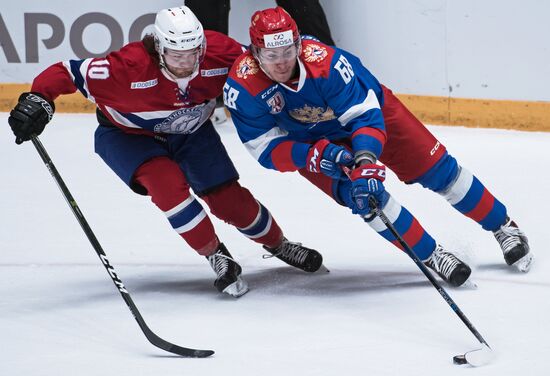 Ice hockey. Alrosa Cup. Norway vs. Russia