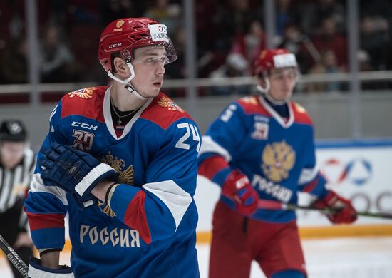 Ice hockey. Alrosa Cup. Norway vs. Russia