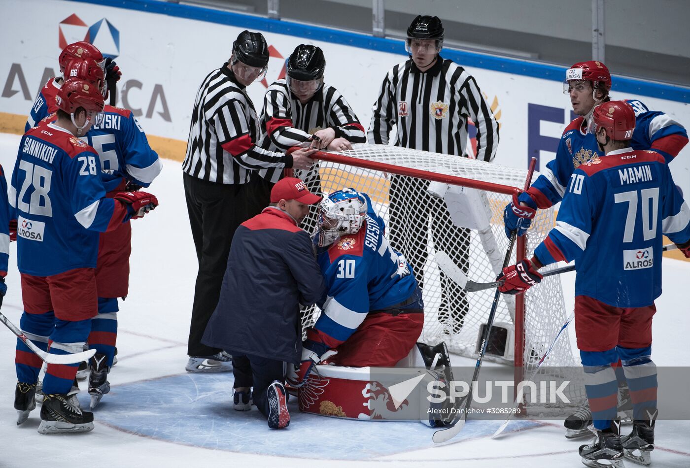 Ice hockey. Alrosa Cup. Norway vs. Russia