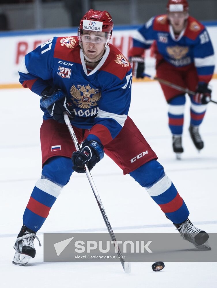 Ice hockey. Alrosa Cup. Norway vs. Russia