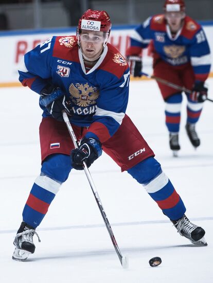 Ice hockey. Alrosa Cup. Norway vs. Russia