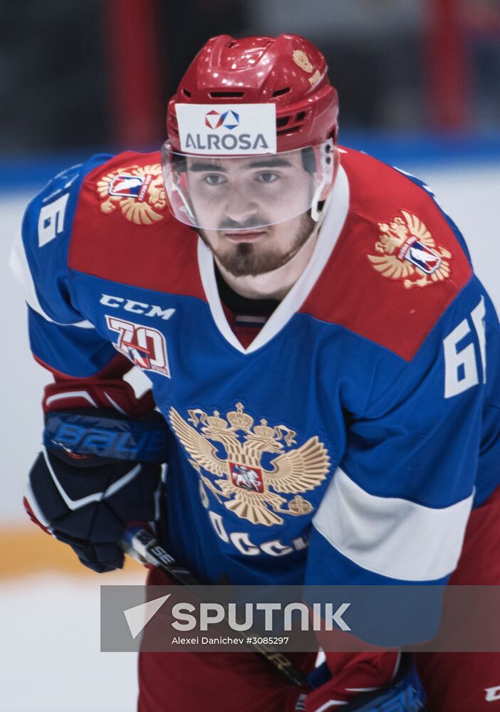 Ice hockey. Alrosa Cup. Norway vs. Russia
