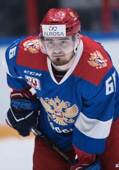 Ice hockey. Alrosa Cup. Norway vs. Russia