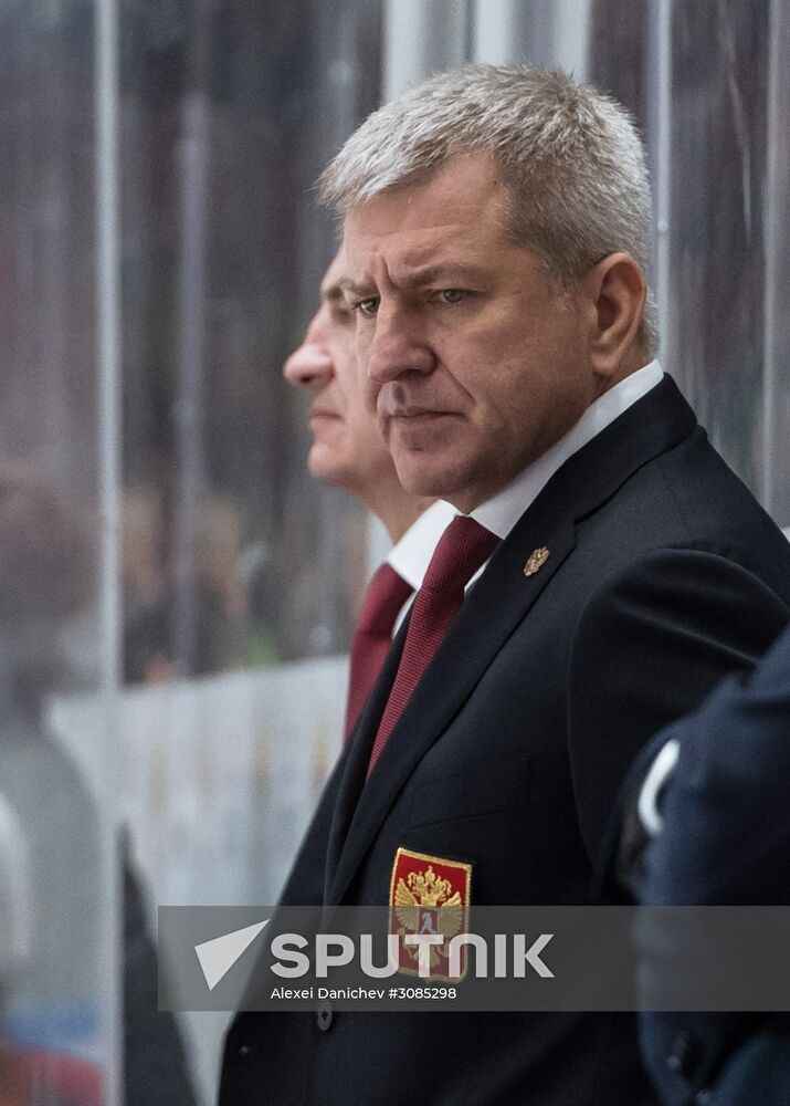 Ice hockey. Alrosa Cup. Norway vs. Russia