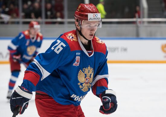 Ice hockey. Alrosa Cup. Norway vs. Russia