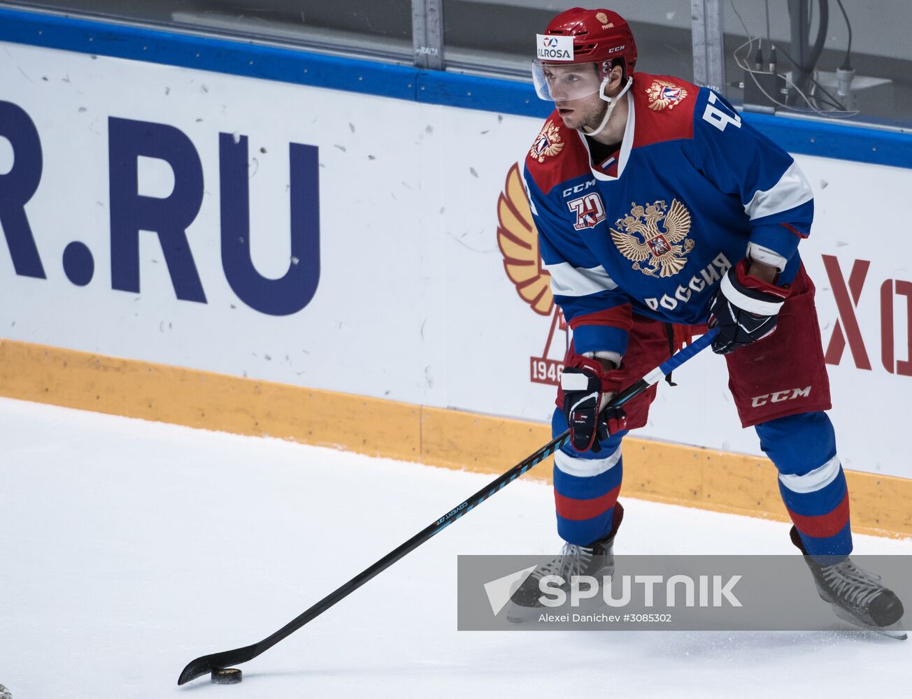 Ice hockey. Alrosa Cup. Norway vs. Russia