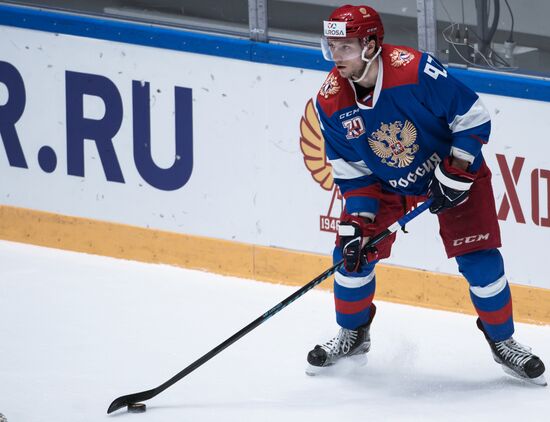Ice hockey. Alrosa Cup. Norway vs. Russia