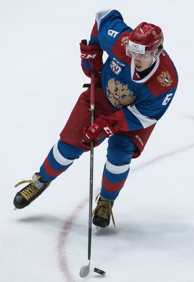 Ice hockey. Alrosa Cup. Norway vs. Russia