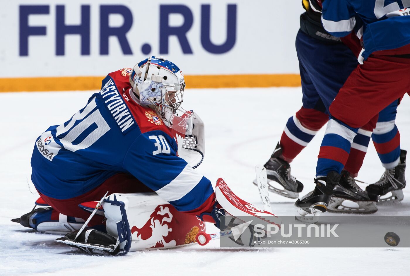 Ice hockey. Alrosa Cup. Norway vs. Russia