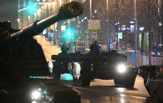 Preparations for Victory Parade in Moscow